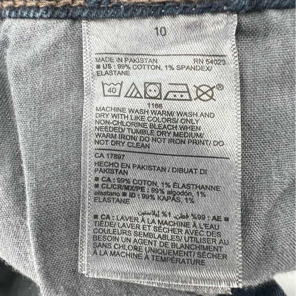 Old Navy Blue High Rise O.G. Straight Secret Slim Pockets Jeans Size 10 Women’s - Picture 5 of 5